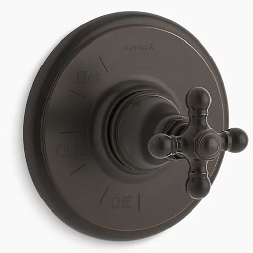 Main product image of Rite-temp Valve Trim w/ Cross Handle (Oil-rubbed Bronze)