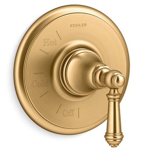 Main product image of Artifacts Rite-temp Valve Trim w/ Lever Handle (Vibrant Brushed Moderne Brass)
