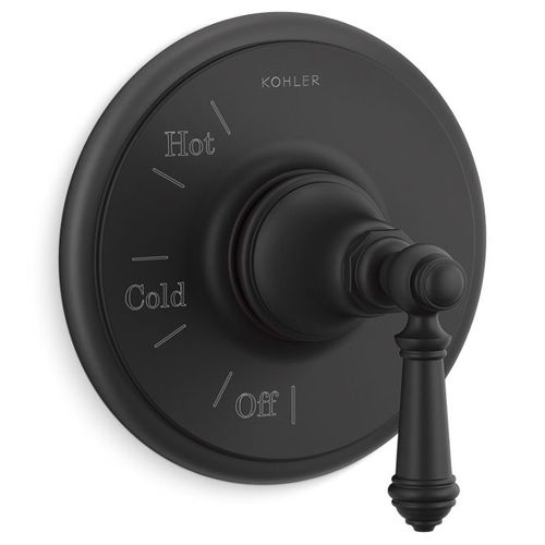 Main product image of Artifacts Rite-temp Valve Trim w/ Lever Handle (Matte Black)