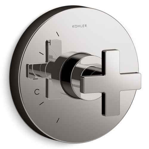 Main product image of Composed Rite-temp Valve Trim w/ Cross Handle (Vibrant Titanium)