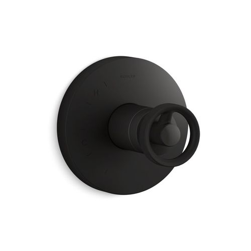 Main product image of Rite-temp Valve Trim w/ Industrial Handle (Matte Black)