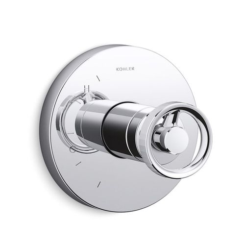 Main product image of Rite-temp Valve Trim w/ Industrial Handle (Polished Chrome)