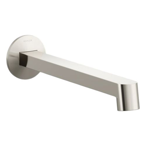 Main product image of Wall-Mount Bathroom Faucet Spout w/ Row Design, 1.2 Gpm (Vibrant Polished Nickel), K-T23889-SN