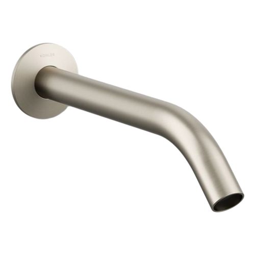 Main product image of Wall-Mount Bathroom Faucet Spout w/ Tube Design, 1.2 Gpm (Vibrant Brushed Nickel), K-T23890-BN