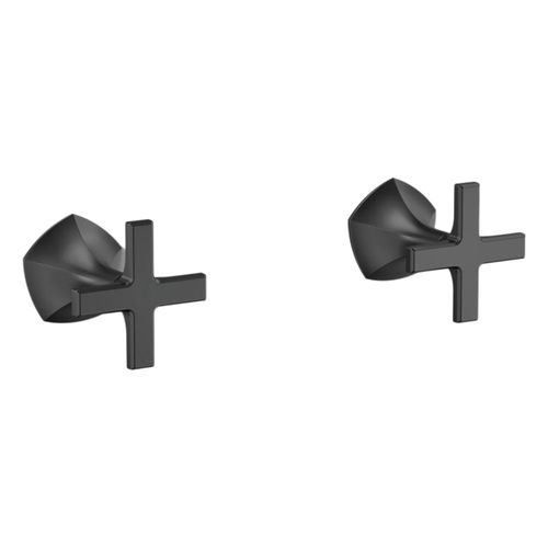 Main product image of Occasion Wall-Mount Bathroom Faucet Cross Handle Trim, 1.2 Gpm (Matte Black), K-T27013-3-BL