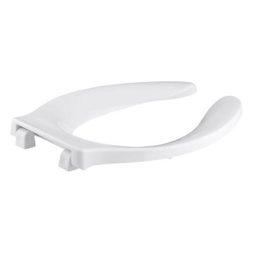 Main product image of Stronghold Commercial Elongated Toilet Seat w/ Integrated Handle, Self-Sustaining Check Hinge And Antimicrobial Agent (White), K-4731-SA-0