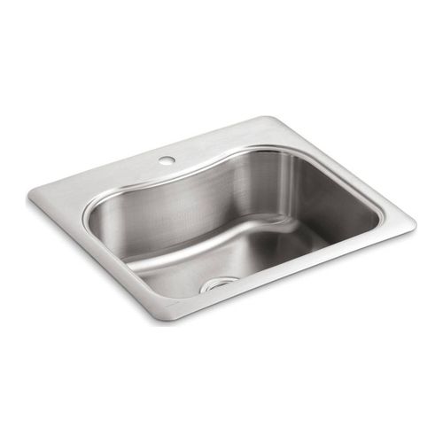 Main product image of 25" Top-Mount Single-Bowl Kitchen Sink (Stainless Steel), K-3362-1-NA