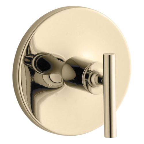 Main product image of Purist Mastershower Temperature Control Valve Trim w/ Lever Handle (Vibrant French Gold), K-T14488-4-AF