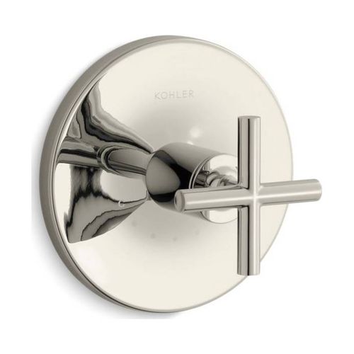 Main product image of Mastershower Temperature Control Valve Trim w/ Cross Handle (Vibrant Polished Nickel)