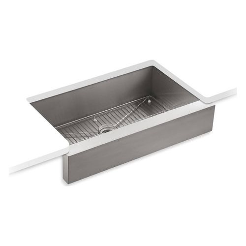 Main product image of 35-1/2" Undermount Single-Bowl Farmhouse Kitchen Sink (Stainless Steel), K-3943-NA