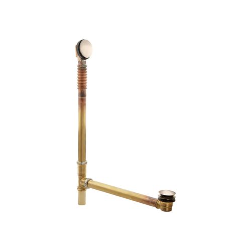Main product image of Clearflo Brass Toe Tap Bath Drain (Vibrant Brushed Bronze), K-7265-BV