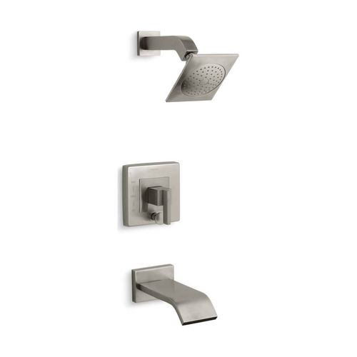 Main product image of Rite-Temp Bath And Shower Trim Kit w/ Push-Button Diverter, 2.5 GPM (Vibrant Brushed Nickel)