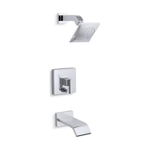 Main product image of Rite-Temp Bath And Shower Trim Kit w/ Push-Button Diverter, 2.5 GPM (Polished Chrome), K-T14664-4-CP