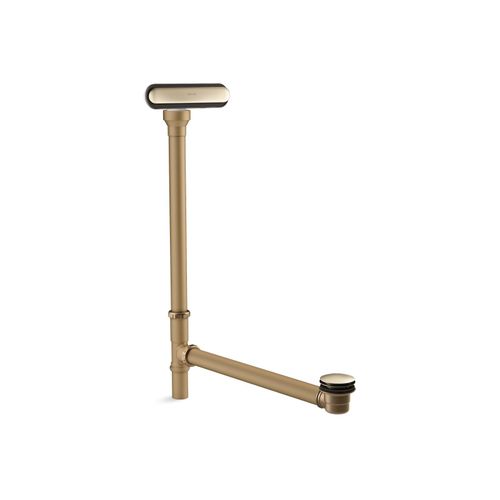 Main product image of Slotted Overflow Brass Bath Drain (Vibrant French Gold), K-7271-AF