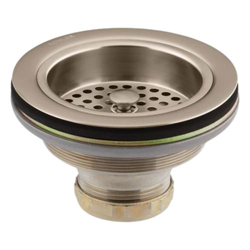 Main product image of Duostrainer Sink Drain And Strainer Basket, Less Tailpiece (Vibrant Brushed Bronze), K-8799-BV