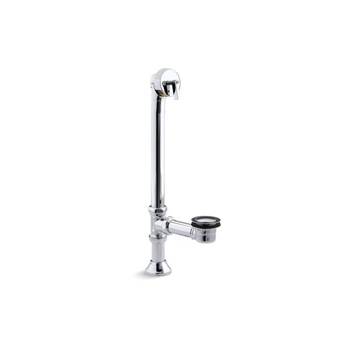 Main product image of Decorative 1-1/2" Adjustable Pop-Up Bath Drain For 5' Whirlpool w/ Tailpiece (Polished Chrome), K-7178-CP