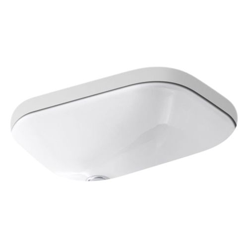 Main product image of Tahoe 20" Rectangular Undermount Bathroom Sink (White), K-2890-4U-0