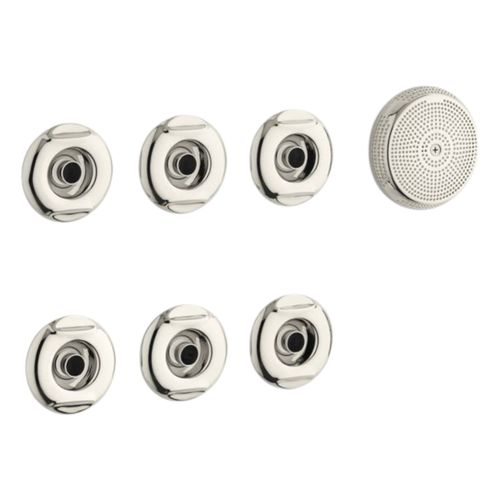 Main product image of Flexjet Whirlpool Trim Kit w/ Six Jets (Vibrant Polished Nickel), K-9696-SN