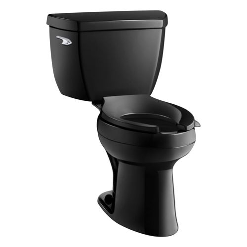 Main product image of Highline Classic Two-Piece Elongated Toilet, 1.6 Gpf (Black), K-3493-7