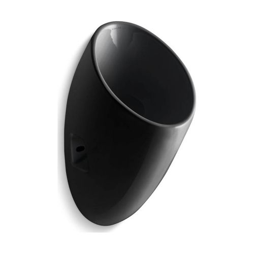 Main product image of Half-Stall Waterless Urinal (Black/Black), K-4917-7