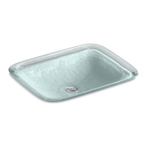 Main product image of 20-3/4" Rectangular Drop-In Bathroom Sink, No Overflow (Opaque Dew), K-2773-G2-B11