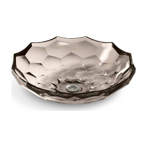 Main product image of 17-1/2" Round Vessel Bathroom Sink, No Overflow (Translucent Doe), K-2373-TG3