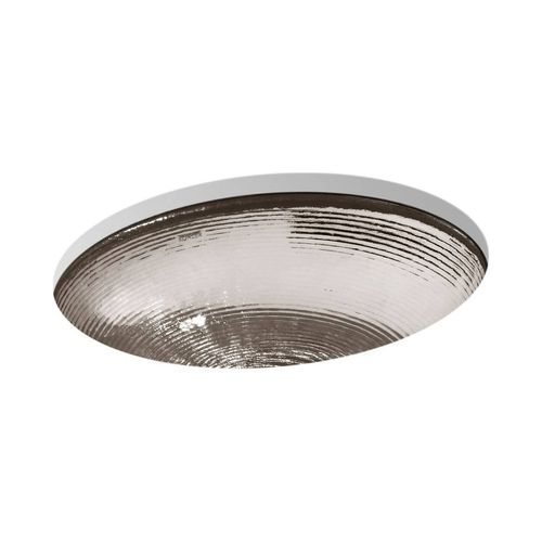 Main product image of 19" Oval Undermount Bathroom Sink, No Overflow (Translucent Doe), K-2741-TG3