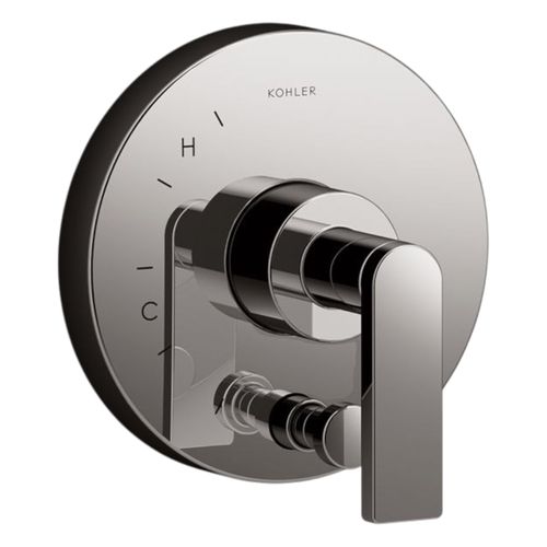 Main product image of Composed Rite-Temp Valve Trim w/ Push-Button Diverter And Lever Handle (Vibrant Titanium), K-T73117-4-TT