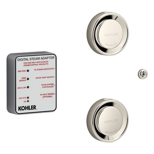 Main product image of Invigoration Series Tandem Digital Steam Adapter Kit (Vibrant Polished Nickel), K-5549-K1-SN