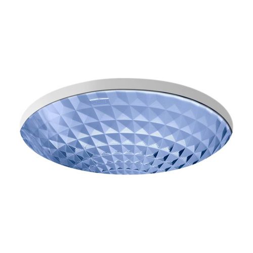 Main product image of 16" Round Undermount Bathroom Sink, No Overflow (Translucent Sapphire), K-2361-TG6