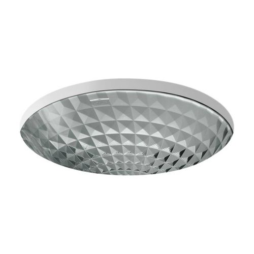 Main product image of 16" Round Undermount Bathroom Sink, No Overflow (Translucent Stone), K-2361-TG8