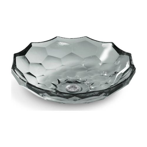 Main product image of 17-1/2" Round Vessel Bathroom Sink, No Overflow (Translucent Stone), K-2373-TG8
