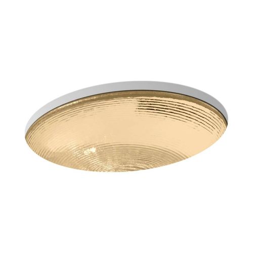 Main product image of 19" Oval Undermount Bathroom Sink, No Overflow (Translucent Sandalwood), K-2741-TG7