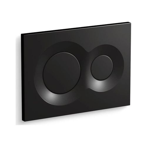 Main product image of Flush Actuator Plate For 2"X 4" In-Wall Tank And Carrier System (Black/Black), K-75890-7