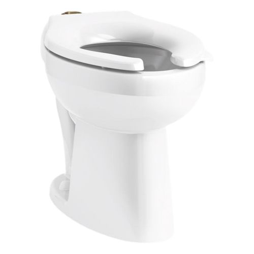 Main product image of Highcliff Ultra Floor-Mount Top Spud Flushometer Bowl (White), K-96057-B-0