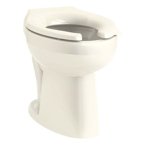 Main product image of Highcliff Ultra Floor-Mount Rear Spud Flushometer Bowl (Biscuit), K-96058-96