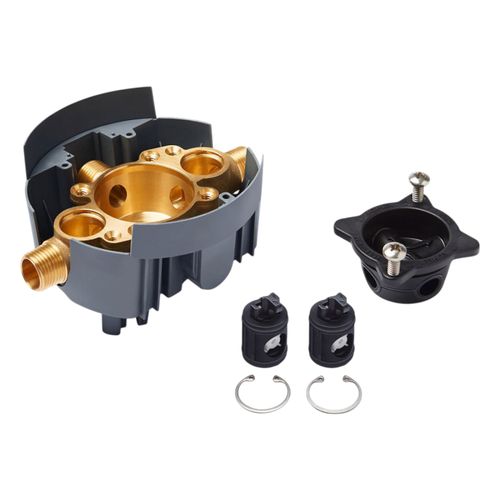 Main product image of Rite-Temp Valve Body Rough-In w/ Service Stops (Supplied Loose) And Universal Inlets, K-8300-KSL-NA