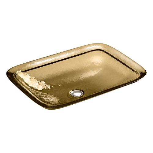 Main product image of Inia 20-3/4" Rectangular Drop-In Bathroom Sink, No Overflow (Translucent Sandalwood), K-2773-TG7