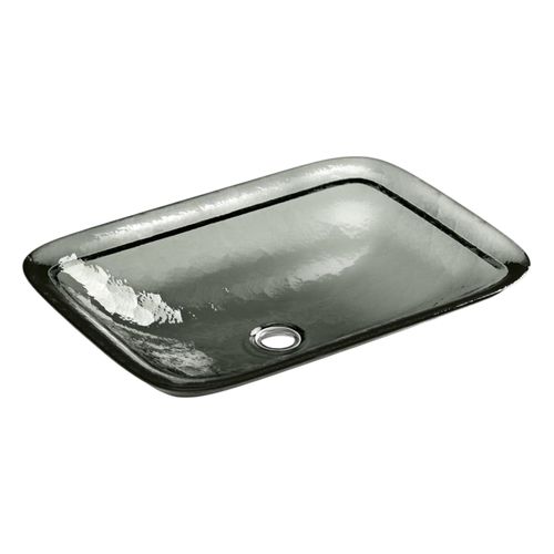 Main product image of Inia 20-3/4" Rectangular Drop-In Bathroom Sink, No Overflow (Translucent Stone), K-2773-TG8