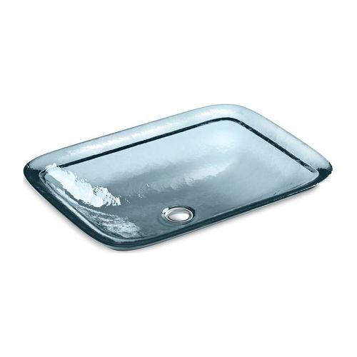 Main product image of 20-3/4" Rectangular Drop-In Bathroom Sink, No Overflow (Translucent Dusk), K-2773-TG1
