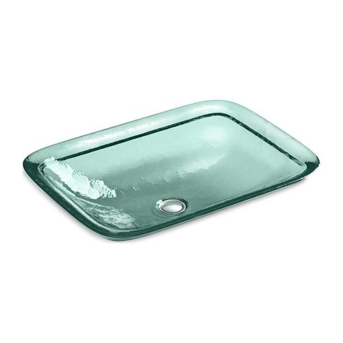 Main product image of 20-3/4" Rectangular Drop-In Bathroom Sink, No Overflow (Translucent Dew), K-2773-TG2