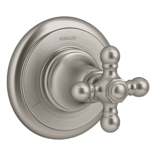 Main product image of Artifacts Mastershower Transfer Valve Trim w/ Cross Handle (Vibrant Brushed Nickel), K-T72770-3-BN