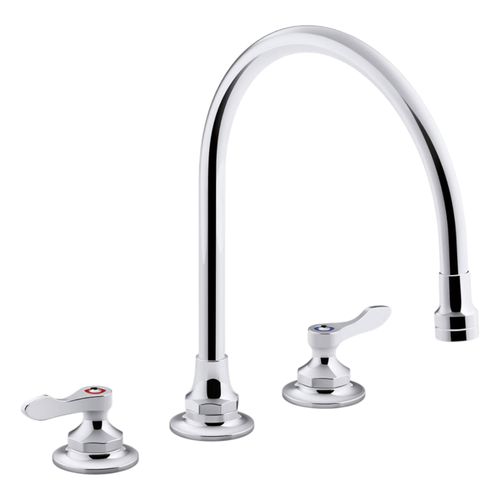 Main product image of Triton Bowe 1.5 Gpm Kitchen Sink Faucet w/ 9-5/16" Gooseneck Spout, Aerated Flow And Lever Handles (Polished Chrome), K-815T70-4AHA-CP