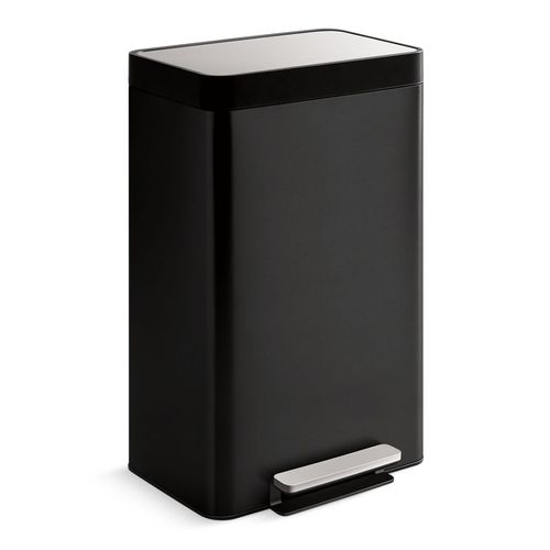 Main product image of 13-Gallon Stainless Steel Step Trash Can (Black Stainless), K-20940-BST