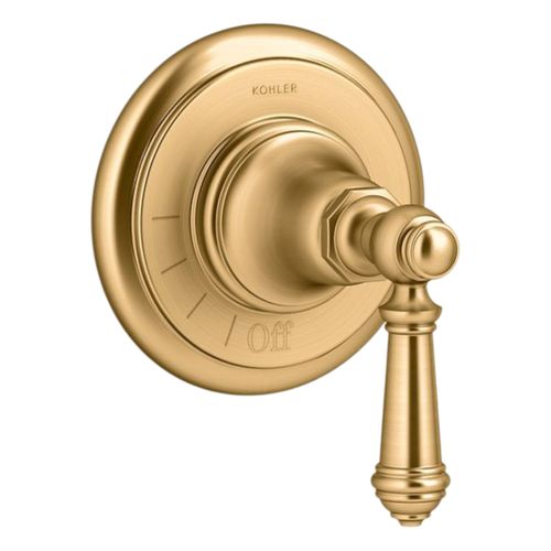 Main product image of Artifacts Mastershower Volume Control Valve Trim w/ Lever Handle (Vibrant Brushed Moderne Brass), K-T72771-4-2MB