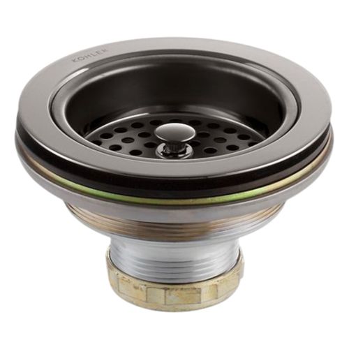 Main product image of Duostrainer Sink Drain And Strainer Basket, Less Tailpiece (Vibrant Titanium), K-8799-TT