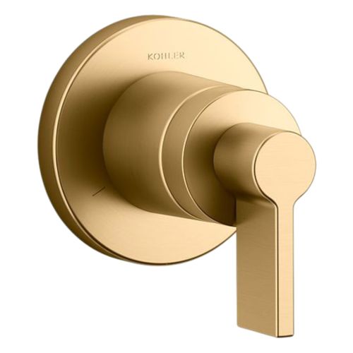 Main product image of Components Mastershower Volume Control Valve Trim w/ Lever Handle (Vibrant Brushed Moderne Brass), K-T78025-4-2MB