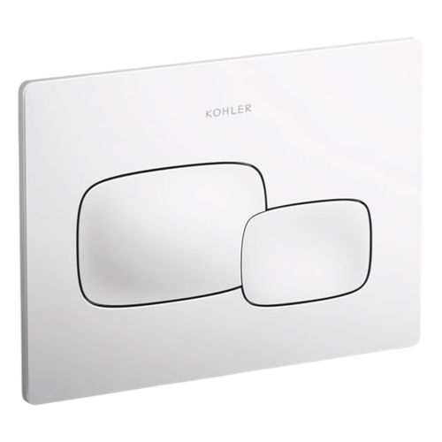 Main product image of Cue Flush Actuator Plate For 2"X 4" In-Wall Tank And Carrier System (White), K-5413-0