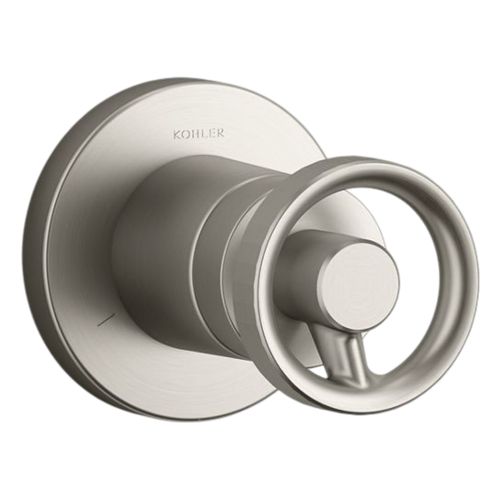 Main product image of Components Mastershower Transfer Valve Trim w/ Industrial Handle (Vibrant Brushed Nickel), K-T78026-9-BN