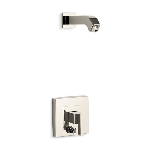 Main product image of Rite-Temp Shower Trim Kit w/ Push-Button Diverter, Without Showerhead (Vibrant Polished Nickel), K-T14665-4L-SN